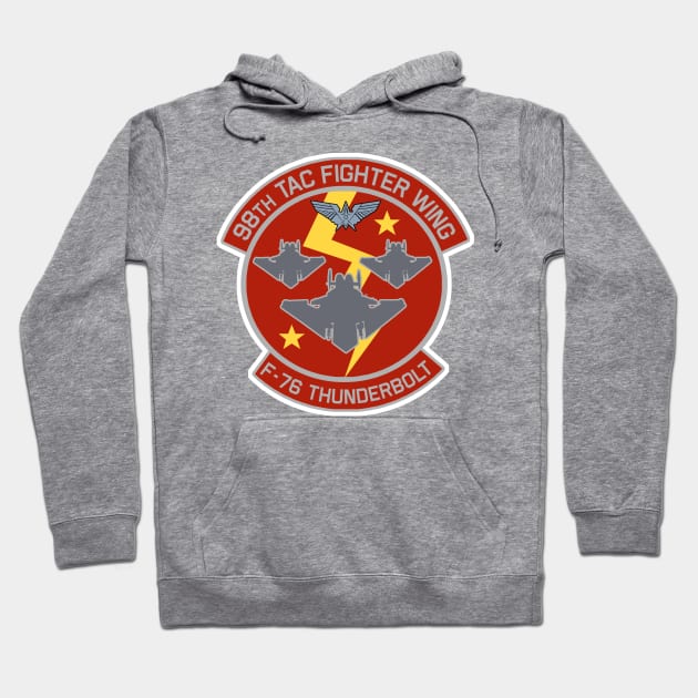 Starship Troopers TAC Fighter Wing Hoodie by PopCultureShirts